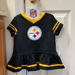 Dress Thatxpression Pittsburgh Steeler Dress Steelers Player Jersey Baby  Dress Diaper Cover Set